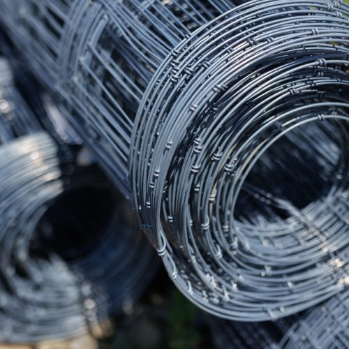 Roll of steel mesh or Wire Mesh use for reinforce concrete work in construction site. Roll of steel mesh or Wire Mesh use for reinforce concrete work in construction site.